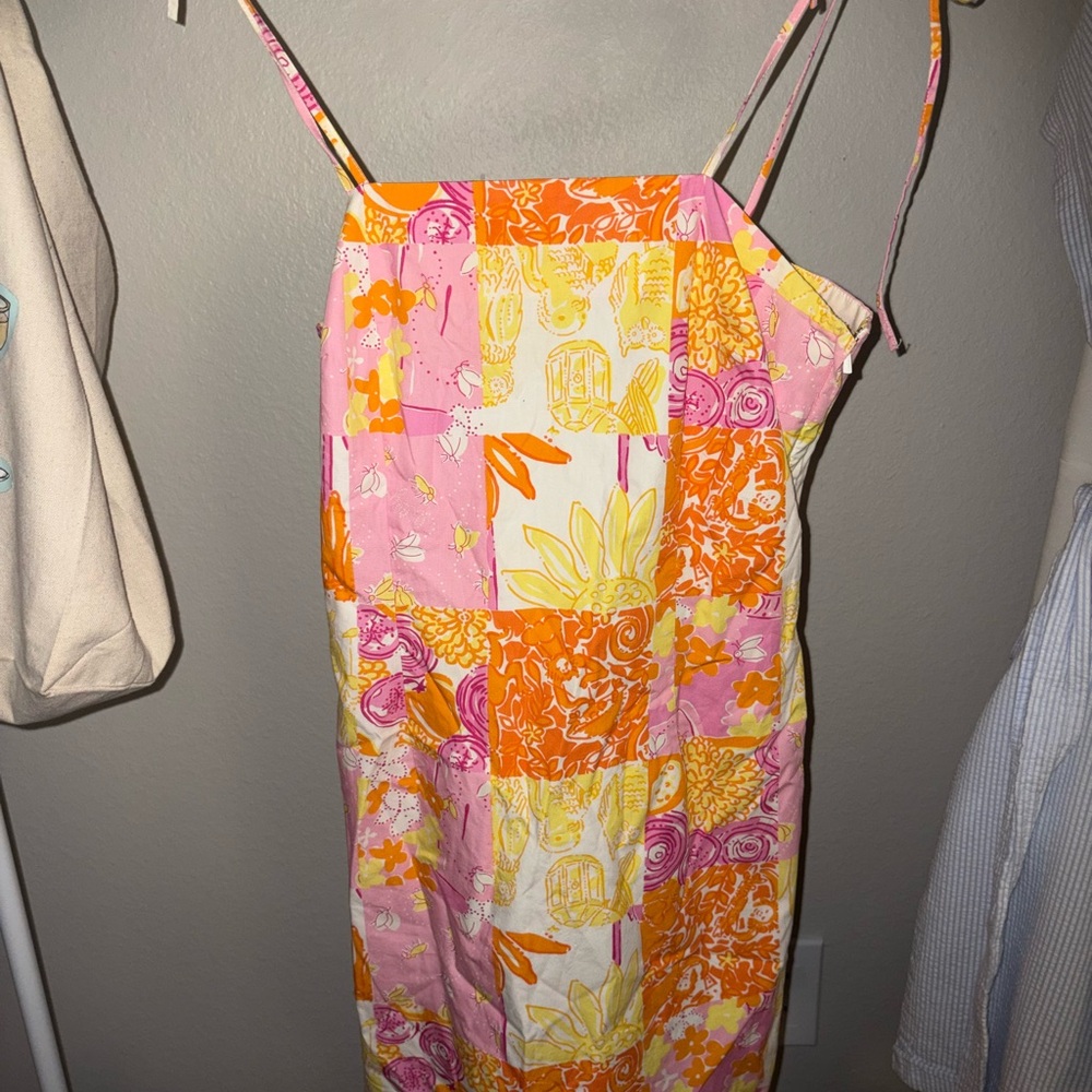 Lilly Pulitzer Pink and Yellow Sundress
